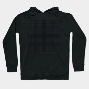 Black and White Plaid Pattern Hoodie